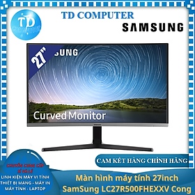 Màn hình máy tính 27inch SamSung LC27R500FHEXXV Cong (27" VA FHD 60Hz, HDMI+VGA) - Hàng chính hãng Viễn Sơn phân phối