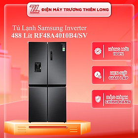 Tủ lạnh Samsung Multidoor Inverter 488 lít RF48A4010B4/SV MỚI 2021 - HÀNG CHÍNH HÃNG - CHỈ GIAO HCM