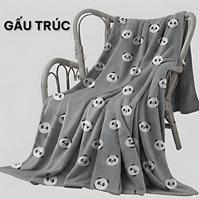 Mền ngủ trẻ em họa tiết xinh xắn mềm mịn thoải mái - mền đắp chân mỏng nhẹ, gấp gọn tiện lợi