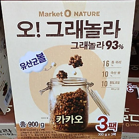 MARKET O NATURE Oh Granola Cacao 300g x 3p