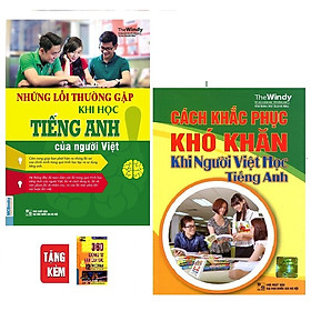 Download sách Combo Những Lỗi Thường Gặp Khi Học Tiếng Anh Của Người Việt Và Cách Khắc Phục Khó Khăn Khi Người Việt Học Tiếng Anh (Tái Bản)