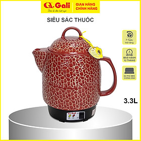 Siêu sắc thuốc Gali GL-1805 dung tích 3.3 lít, sắc thuốc nam bắc, tiềm thực phẩm, canh dưỡng sinh, hàng chính hãng 100%, bảo hành 36 tháng Gali