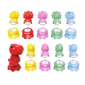 10 Pieces Stacking Dinosaur Toys for Toddlers Age 2 Girls +