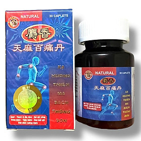 Mua Viên uống Xạ hương thiên ma bách thống đơn hỗ trợ đau nhức xương khớp - Hộp 30 viên - Xuất xứ Malaysia - Mã số 1516