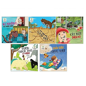 Sách bộ 05 cuốn Lắng nghe Trái Đất #2 - Giải cứu Ong Mật/ Kì Nhông đi thưa kiện/Cây bút diệu kì/ Vườn bách thú lí tưởng/Bác "nông dân" Giun Đất