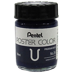 Lọ Màu Nước 30ml Pentel WPU T24 - Prussian Blue