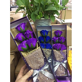 Mua Hoa hồng sáp 5 bông (Giao Màu Ngẫu Nhiên)