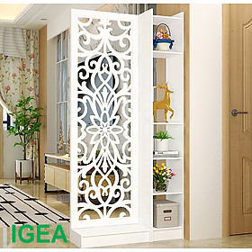 Mua VÁCH NGĂN HOA LÁ TÂY LIỀN 1 KỆ (1m9x90cm)