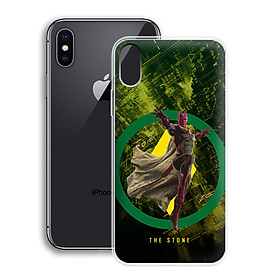 Ốp lưng Siêu Anh Hùng cho Apple Iphone X/ XS - 01015 0517 STONE01 - Silicone dẻo - Hàng Chính Hãng