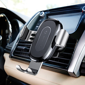 Mua Giá đỡ điện thoại kiêm sạc không dây cài hốc gió trên xe ô tô nhãn hiệu Baseus WXYL-01 Quickcharge Qc 3.0  công suất đầu ra lên tới 10W - Hàng chính hãng