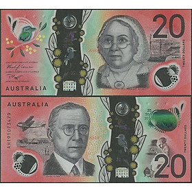 Mua Tiền Australia 20 dollars polymer  kèm phơi nilong bảo quản