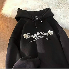 Áo khoác Hoodie Zip SUNPOINT Nam Nữ Ulzzang Unisex, Áo khoác nỉ form rộng mũ trùm đầu 2 lớp, áo hoodie cặp đôi họa tiết cao cấp