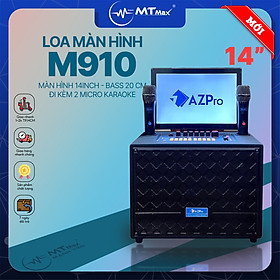 Loa Xách Tay Màn Hình AZPro M910 - Loa Karaoke Màn Hình 14inch, Âm Thanh Cực Mượt, Bass Căng 20Cm, Bảo Hành 12 Tháng Hàng Chính Hãng