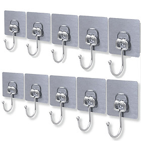 Combo 10 móc dán tường treo đồ đa năng siêu chịu lực