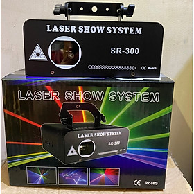 ĐÈN LASER SR-300 HIỆU ỨNG CHIẾU TIA VÀ HÌNH 7 MÀU RGB-CHUYÊN ĐÈN BAY PHÒNG