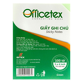 Giấy Ghi Chú OFFICETEX (3 x 4 inch)
