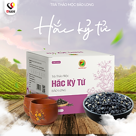 Trà Thảo Mộc Hắc Kỷ Tử - Bảo Long - Hàng Chính Hãng