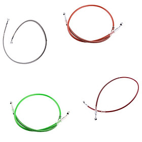 4 Color Motorcycle Braided Stainless Steel Brake Oil Hoses Line Pipe 1000mm