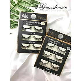 LÔNG MI GIẢ 3D 3 FASHION EYELASHES TỰ NHIÊN KHÔNG GÂY CỘM MI