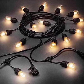 Mua Dây Đui Đèn E27 5m Chống Nước Có Đầu Nối Thêm 10 Đuôi