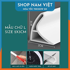 Thanh Dán Silicon Chặn Nước Tràn Cho Phòng Tắm, Nhà Vệ Sinh