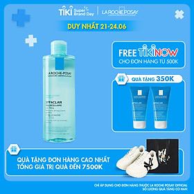 Nước Tẩy Trang Làm Sạch Sâu & Kiểm Soát Bã Nhờn Cho Da Dầu Nhạy Cảm La Roche-Posay Micellar Water Ultra Oily Skin 400ml