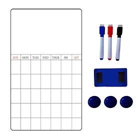 Kitchen  Erased Refrigerator Whiteboard Set Monthly Planner Home