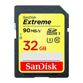 Mua Thẻ nhớ 32GB Extreme SDHC V30 90MB/40MB/s SanDisk - Hàng chính hãng