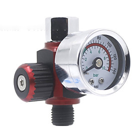 Spray Air Pressure Regulator Professional Pneumatic Tool with Pressure Gauge