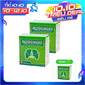 COMBO 2 HỘP TPCN Viên uống ROBGINGKO hoạt huyết dưỡng não