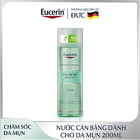 Nước Hoa Hồng Cho Da Mụn Eucerin Pro Acne Toner 200ml