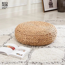 Mua Đôn lục bình ECOHUB bo tròn  êm ái  ngồi thoải mái (Water Hyacinth Chair)