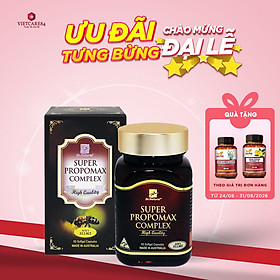 Viên Uống Keo Ong Úc Super Propomax Complex (60V) | Giúp tăng cường sức khỏe, nâng cao sức đề kháng - Nhập Nhẩu Chính Hãng