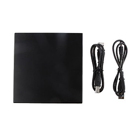 USB 2.0 External DVD Combo CD-R/RW CD-ROM DVD-ROM Burner Drive for Laptop Black