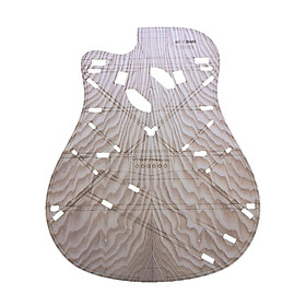 41inch  Corner Guitar Body Template 2.5mm Thickness Guitar Made Part