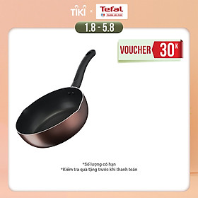 Chảo chiên sâu lòng Tefal Day By Day G1436405 24cm - Chống dính đáy từ - Dùng cho mọi loại bếp - Báo nhiệt thông minh - Hàng chính hãng