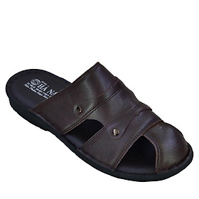 Dép Bít Mũi Nam Da Bò Thật TiTi ĐÔ Cao Cấp GSB2044d