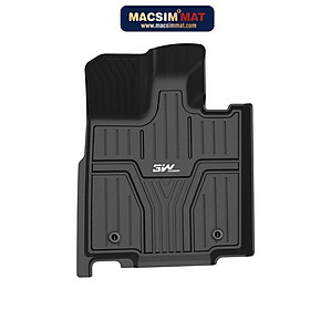 Thảm lót sàn xe ô tô HONDA CRV 2023- đến nay Nhãn hiệu Macsim 3W chất liệu nhựa TPE đúc khuôn cao cấp - màu đen