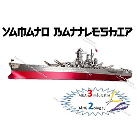 Mô Hình Lắp Ráp 3d Thiết Giáp Hạm Yamato – Nhật