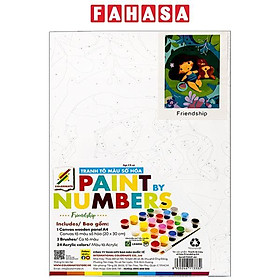 Tranh Tô Màu Số Hóa A4 Paint By Numbers - Colormate FSHIP-A4 - Friendship