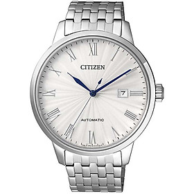 Đồng Hồ Nam Citizen Dây Thép Không Gỉ NJ0080-50A - Mặt Trắng (Sapphire)