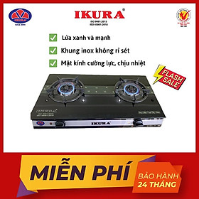Mua Bếp gas dương đôi IKURA - 905 - Chống cháy nổ - Hàng Chính Hãng