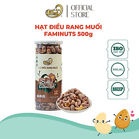 Hạt Điều Rang Muối Vỏ Lụa Fami (500g)