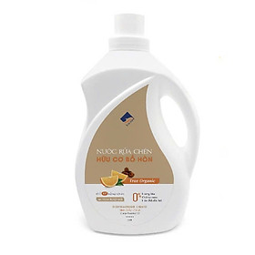 Nước rửa chén hữu cơ Bồ hòn Ecocare Chai 2000ml