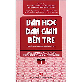Sách Văn học dân gian Bến Tre - Tập 1 - NXB Tổng Hợp TPHCM