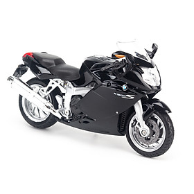 Mô hình xe mô tô BMW K1200S 1:18 Welly Black- 12829PW