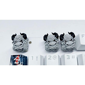 Mua Keycap bò clone tone đen xám trang trí bàn phím cơ.