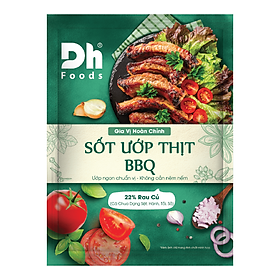 Combo Sốt thịt nướng BBQ Dh Foods 65gr - Sốt Ướp Thịt Tuyệt Hảo Từ Cà Chua, Hành và Tỏi Bắc