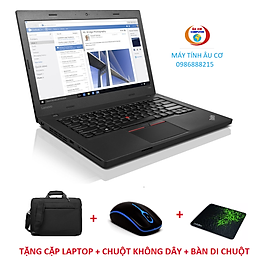 Lenovo ThinkPad L460 (Intel Core i5 6300 , RAM 8.0GB, 1x180GB SSD SATA III, Intel HD 520, MÀN HÌNH 14 INCH Tặng cặp + chuột không dây + bàn di chuột - HÀNG CHÍNH HÃNG - Core i5 - 6300/ Ram DDR4 12GB / SSD 256GB 