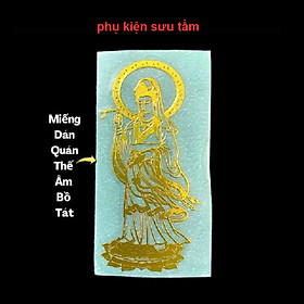 Miếng Dán Quán Thế Âm Bồ Tát, chất liệu: nhựa Plastic - SP006168